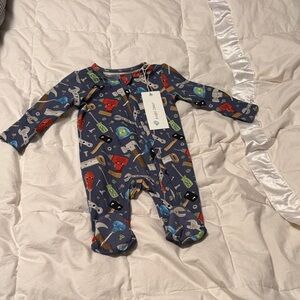 Angel Dear Tool-Themed Blue Kids One Piece